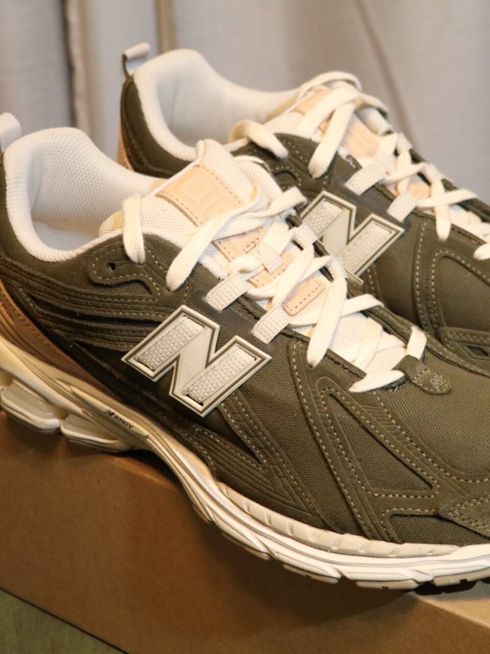 New Balance 1906R Olive Green Cream Tan Running Shoes Men's Retro Sneakers